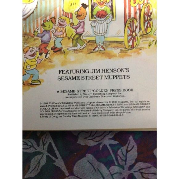 1981 Sesame Street Book Jim Henson’s Muppets “Circus Of Opposites” - Picture 6 of 12